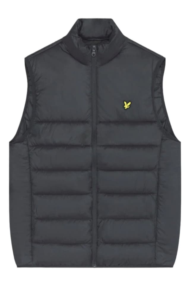 Lyle & Scott Men's Wadded Gilet - Gunmetal Product Image