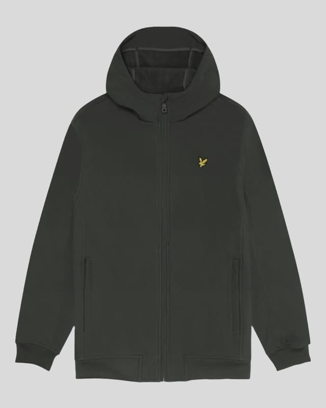 Lyle & Scott Men's Fleece Back Softshell Jacket - Gunmetal Product Image