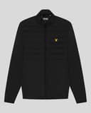 Lyle & Scott Men's Sports Hybrid Double Baffle Jacket - Jet Black Colour thumbnail