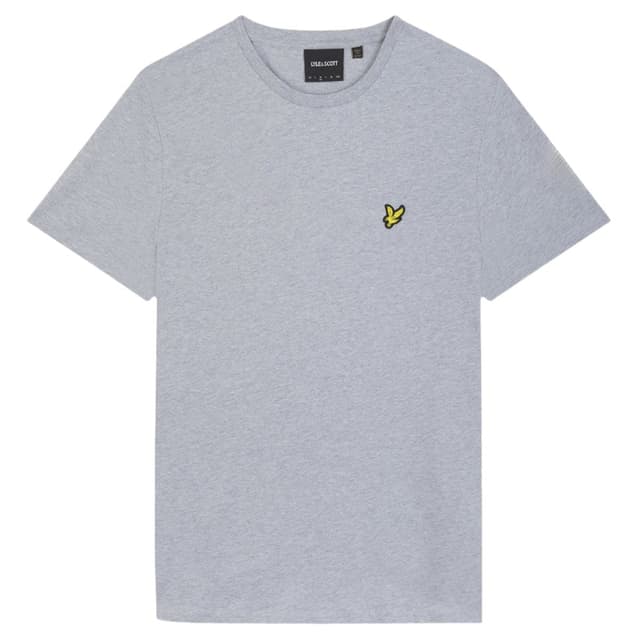 Lyle & Scott Men's Plain T-Shirt - Light Grey Marl Product Image