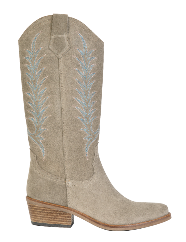 Penelope Chilvers Women's Goldie Embroidered Cowboy Boot - Sand Product Image