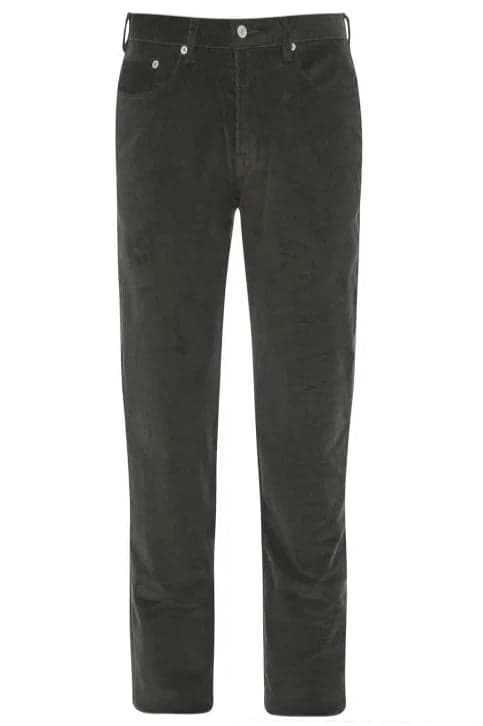 Paul Smith Mens Tapered Fit Corduroy Jeans - Green Product Image