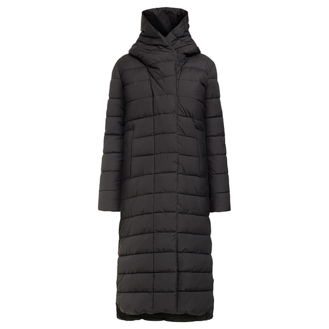 Didriksons Women's Stella Long Parka - Black Product Image